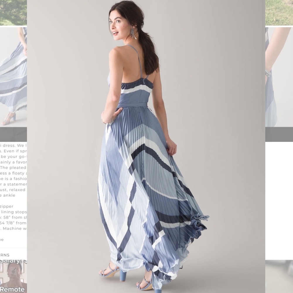 White House Black Market Pleated Dress - Picture 2 of 7